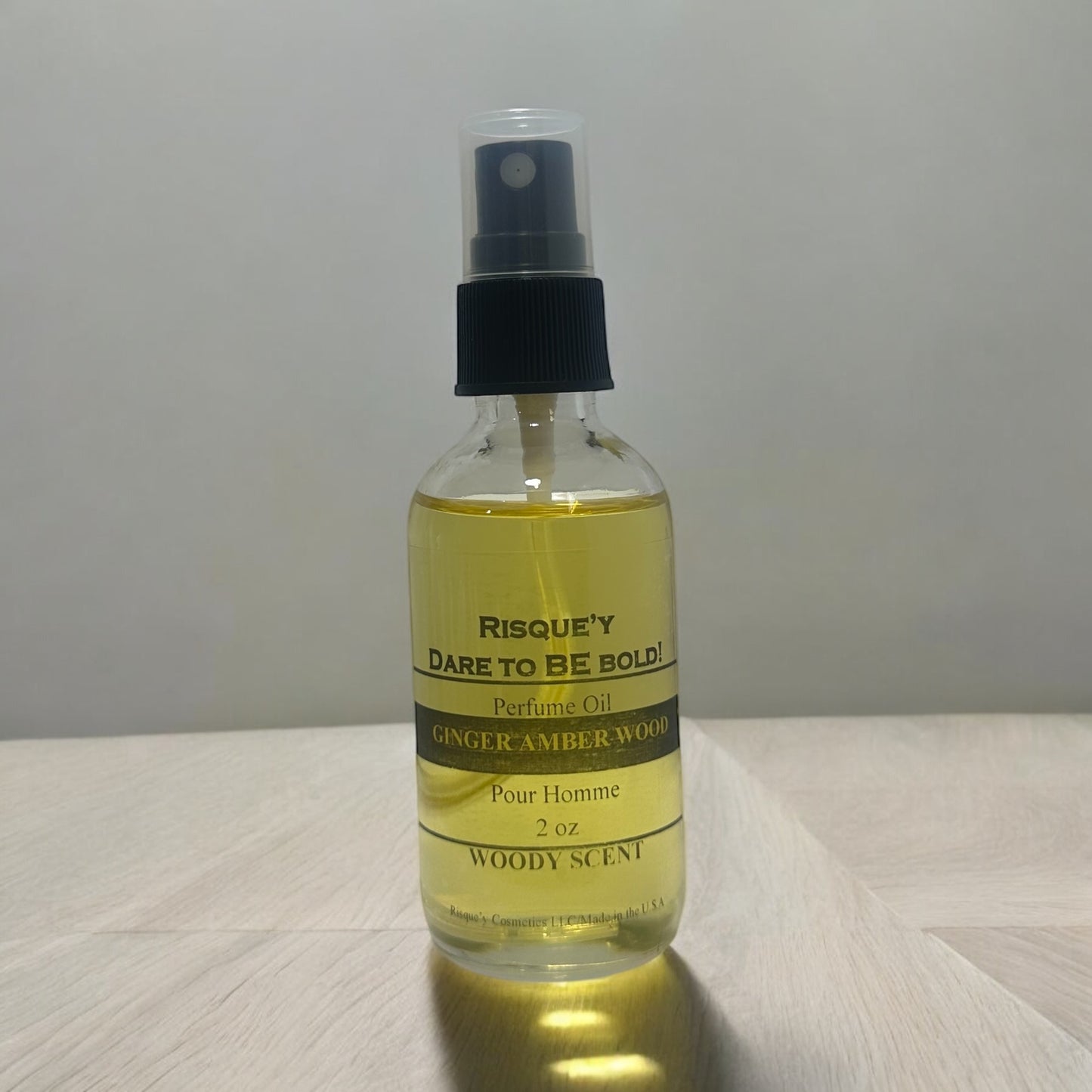 Ginger Amber Wood Intense Perfume Oil (Pour Homme)
