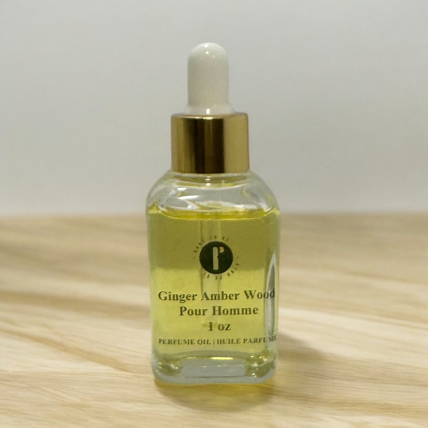 Ginger Amber Wood Intense Perfume Oil (Pour Homme)