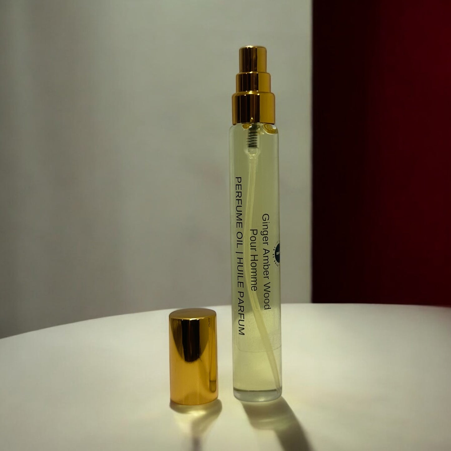 Ginger Amber Wood Intense Perfume Oil (Pour Homme)