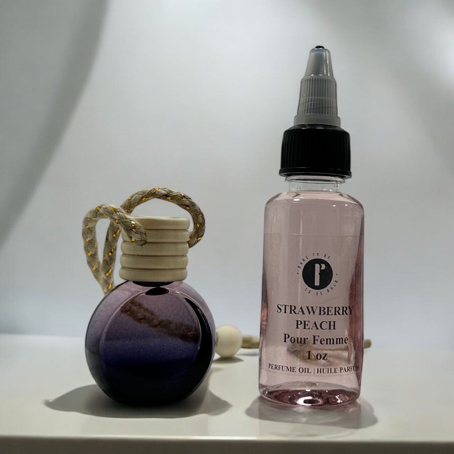 Strawberry Peach Car Air Freshener Diffuser Bundle