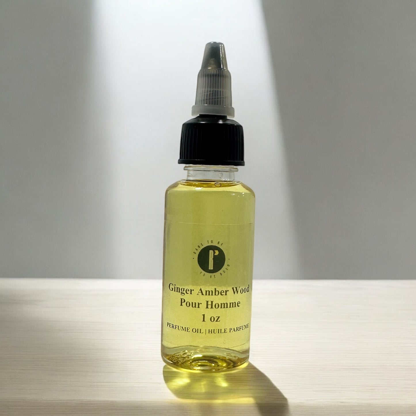 Ginger Amber Wood Intense Perfume Oil Refill (Pour Homme)