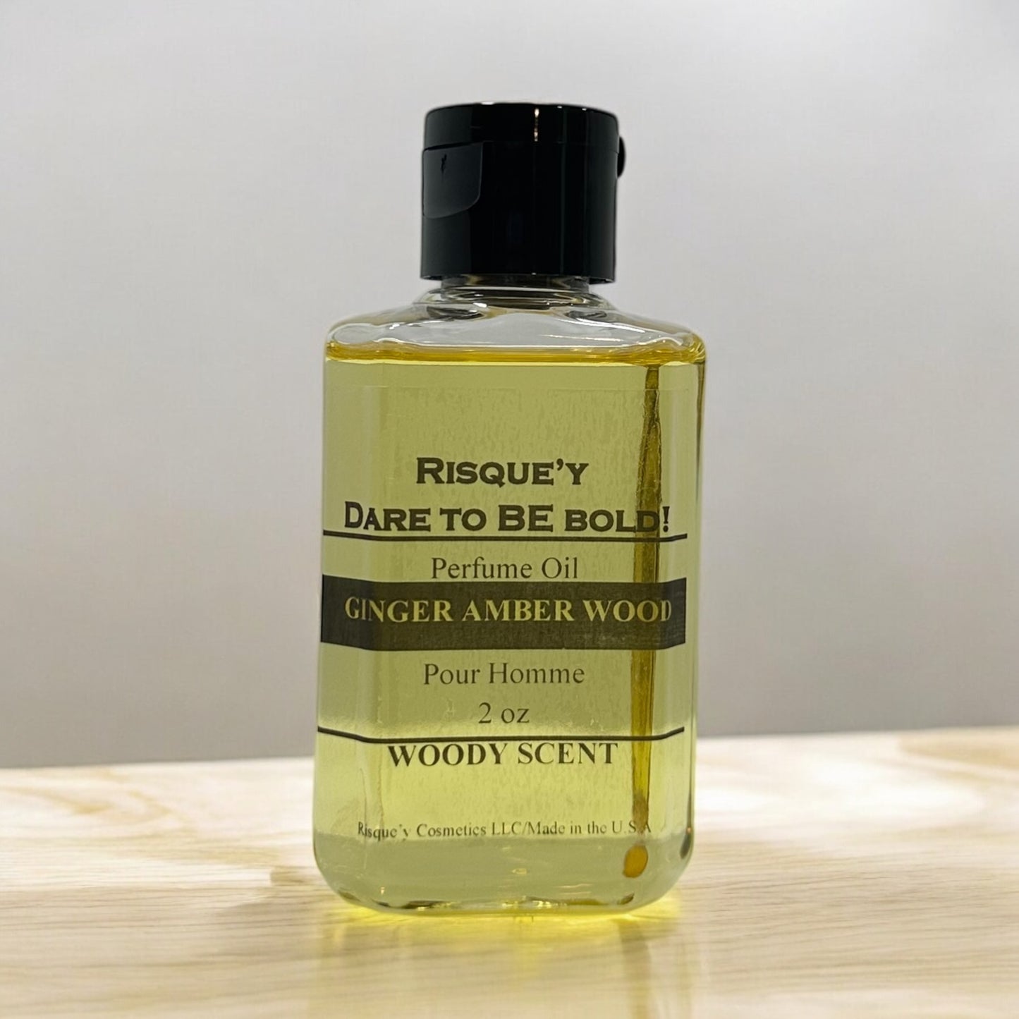 Ginger Amber Wood Intense Perfume Oil Refill (Pour Homme)