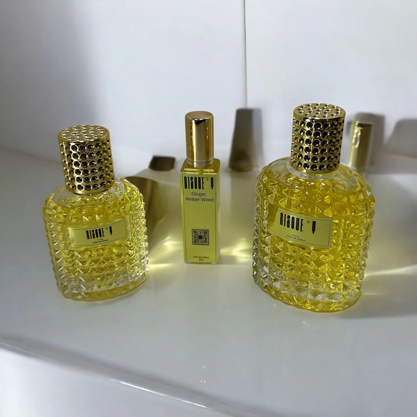 Ginger Amber Wood Intense Perfume Oil (Pour Homme)