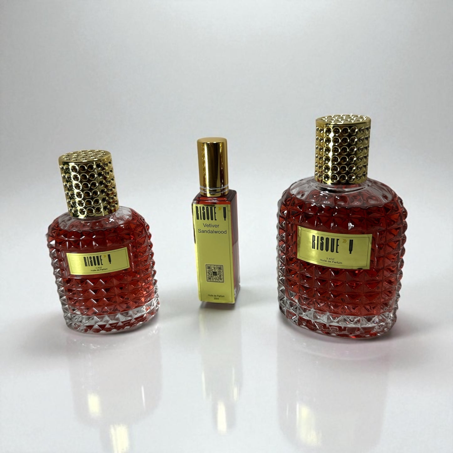 Vetiver Sandalwood Intense Perfume Oil (Unisex) - Risquey Cosmetics