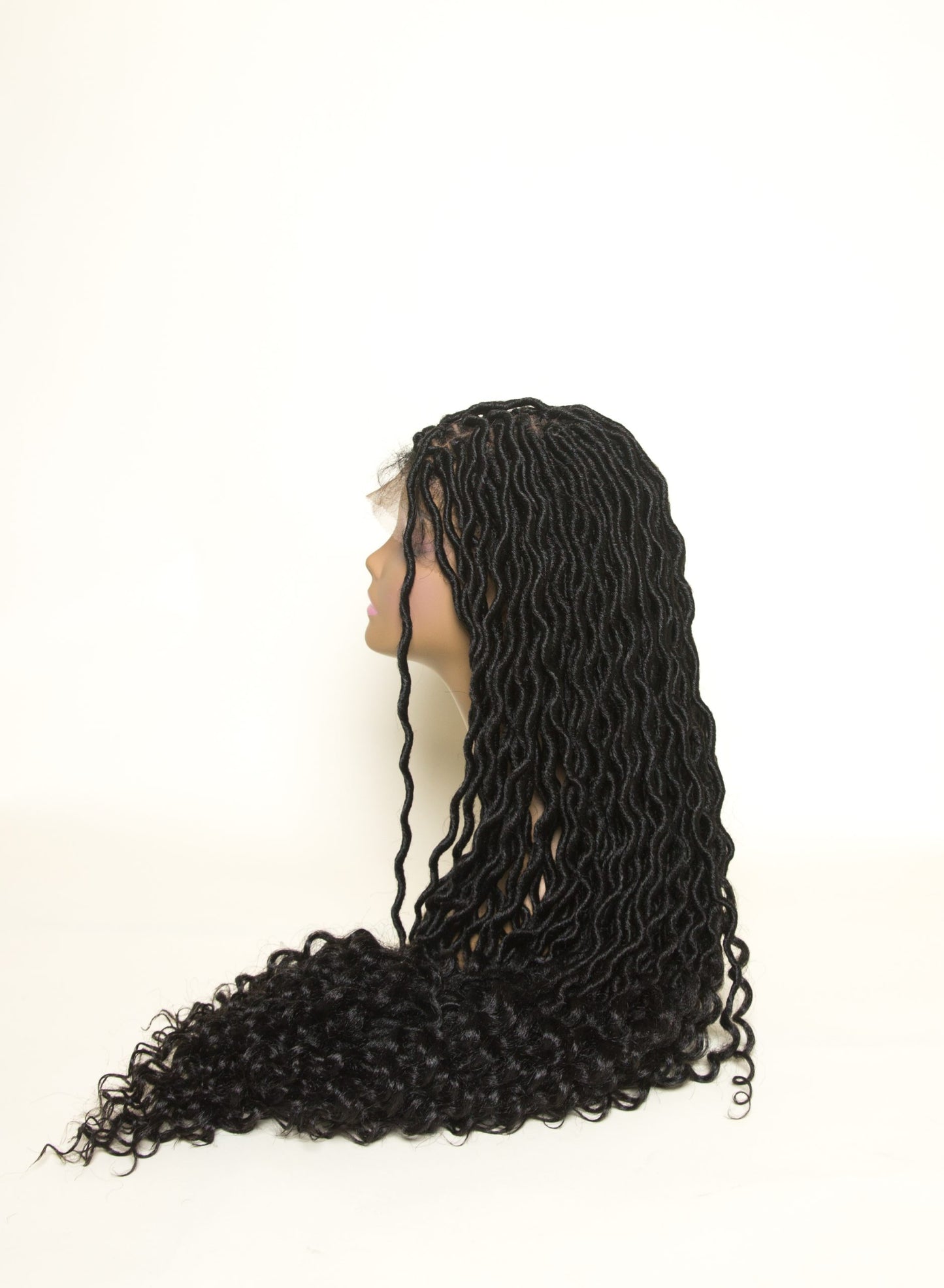 Risque’y Glueless Lace Front Box Braided Wig