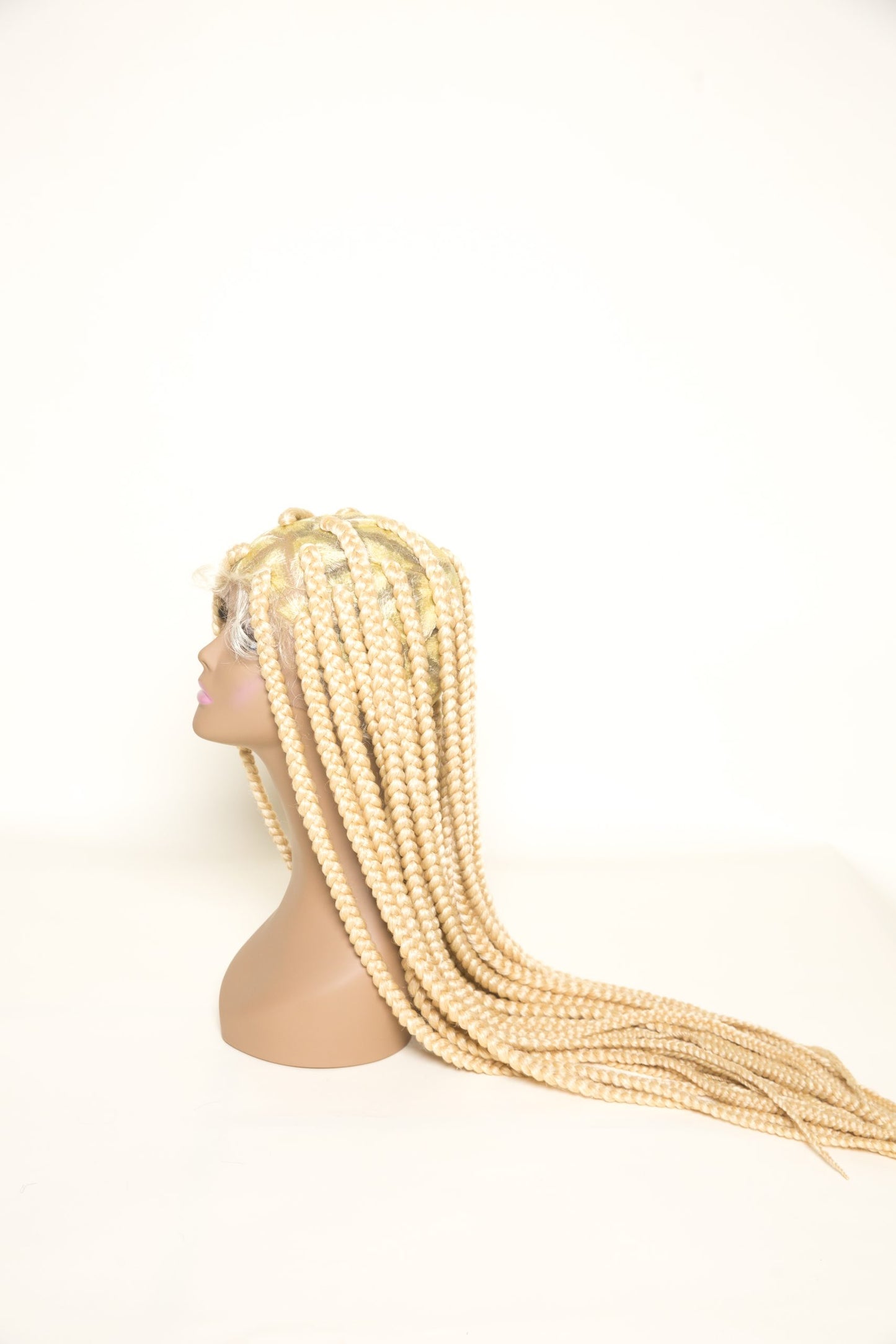 Risque’y Glueless Blonde Box Braid Wig