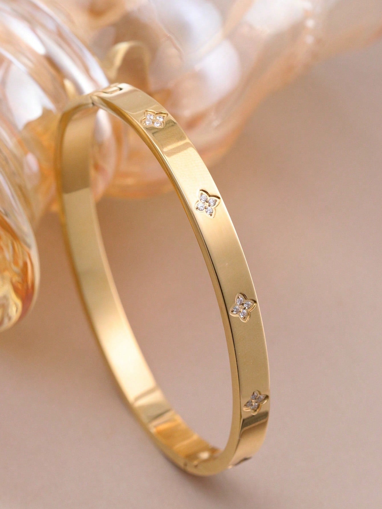 3 Piece 18kt Gold Plated Bracelet Set