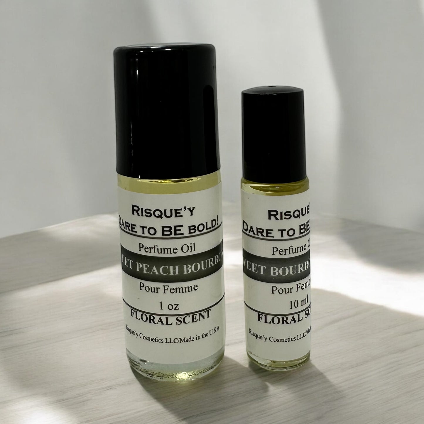 Sweet Peach Bourbon Intense Perfume Oil Rollers (Femme)