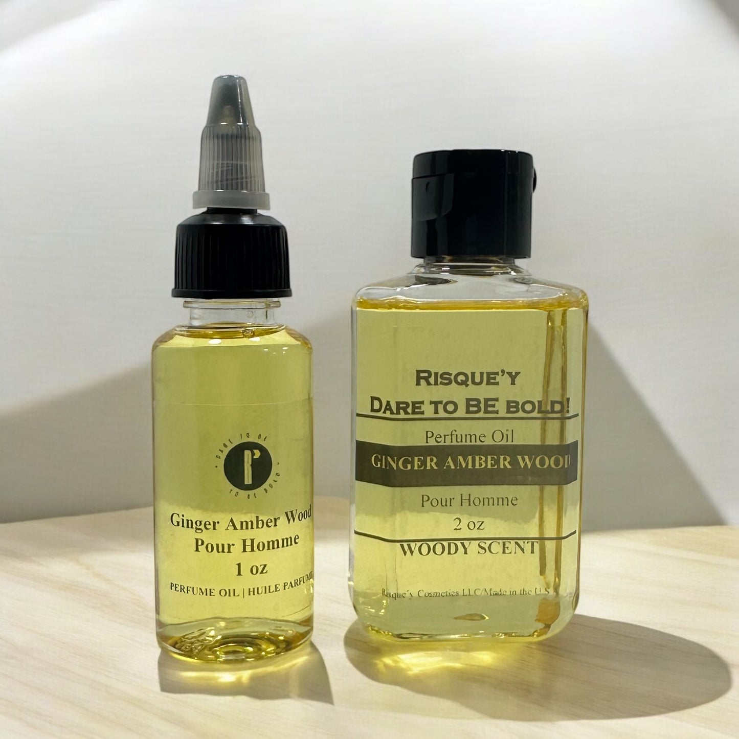 Ginger Amber Wood Intense Perfume Oil Refill (Pour Homme)