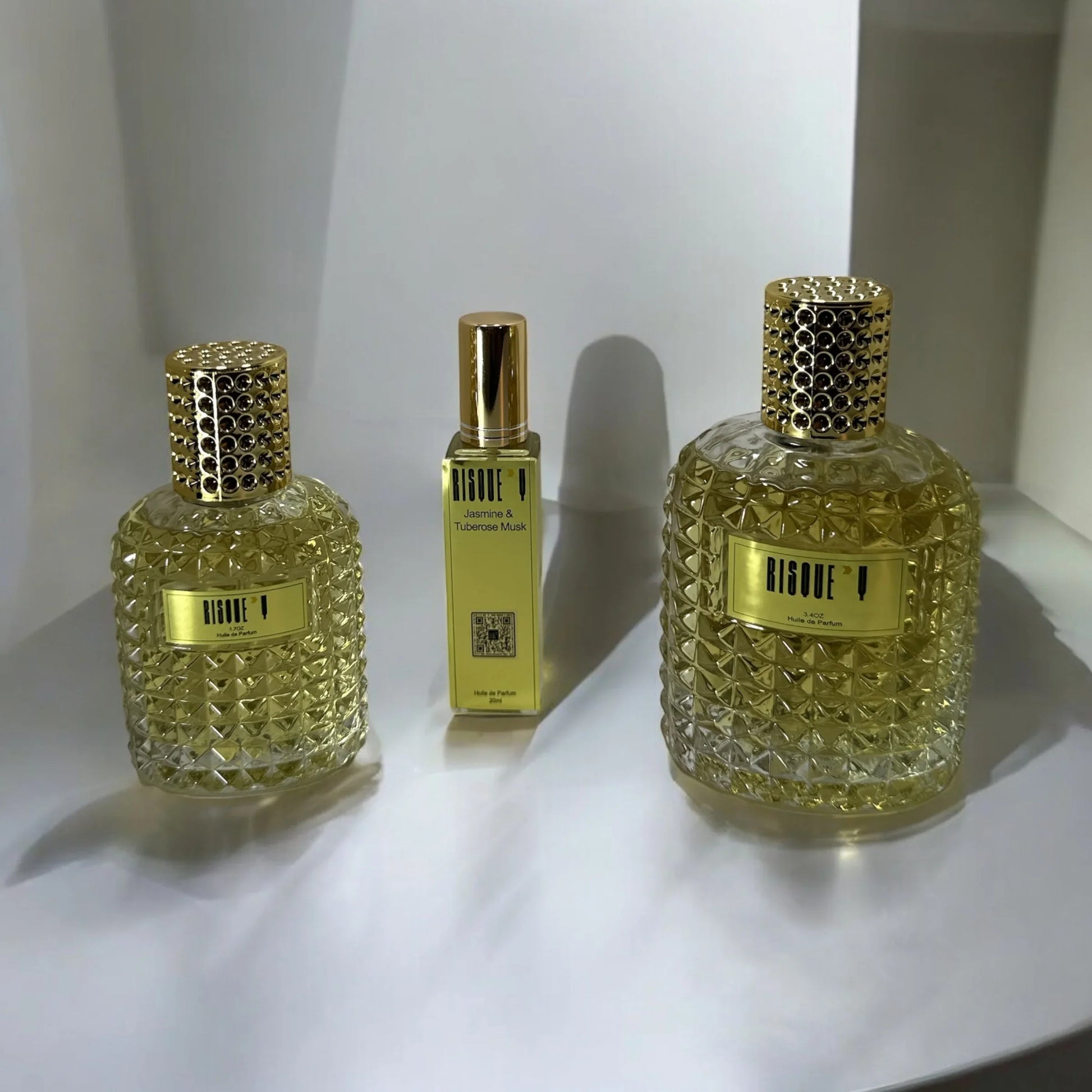 Jasmine & Tuberose Musk Intense Perfume Oil (Pour Femme) - Risquey Cosmetics