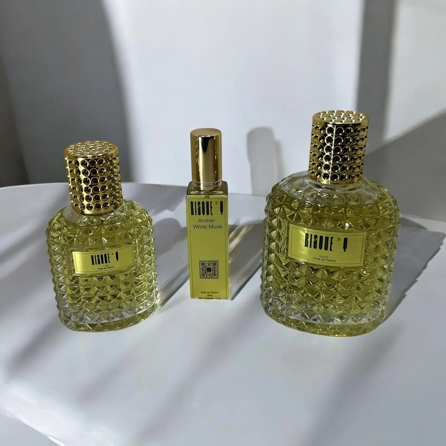 Amber White Musk Intense Perfume Oil ( Pour Femme) - Risquey Cosmetics