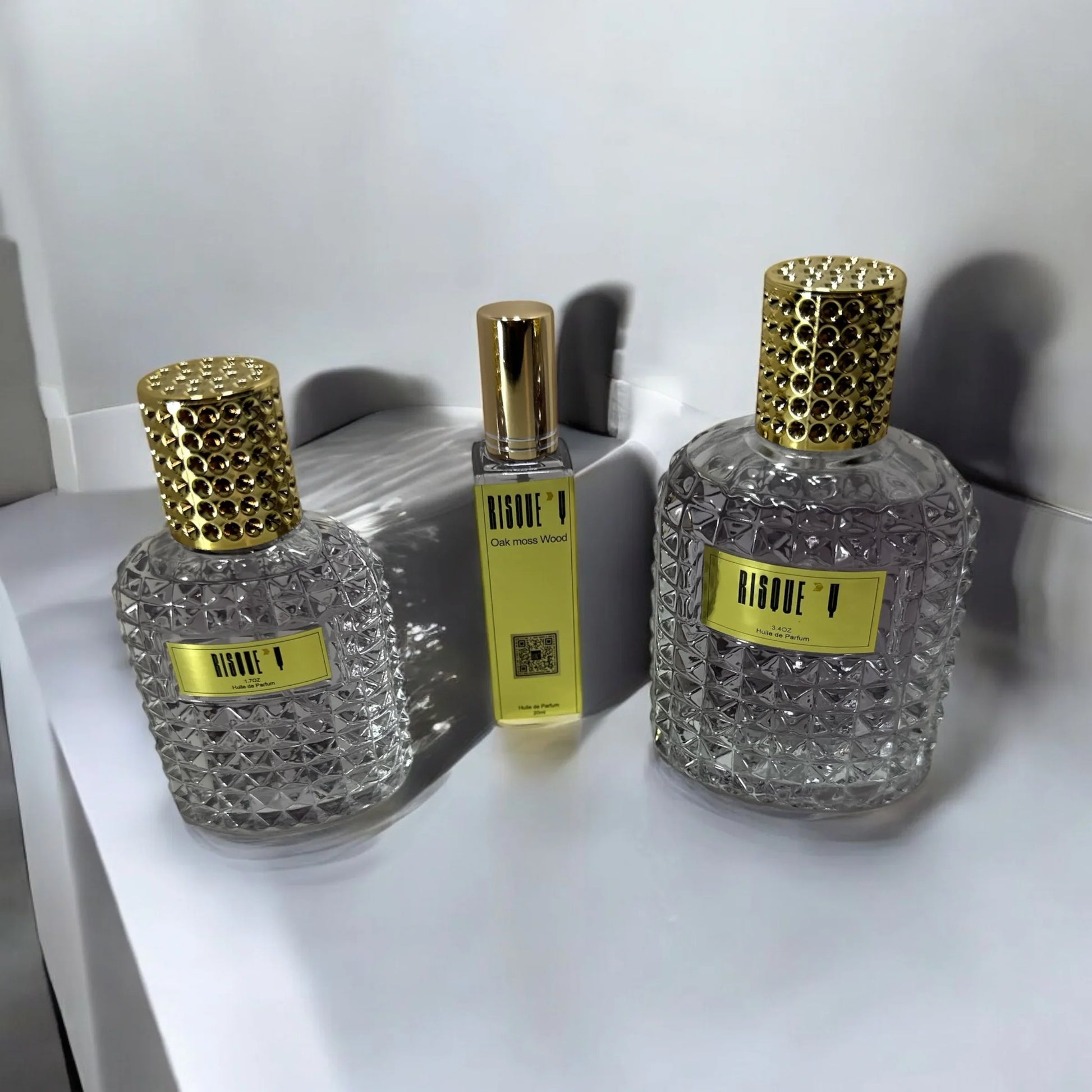 Oakmoss Wood Intense Perfume Oil (Homme) - Risquey Cosmetics