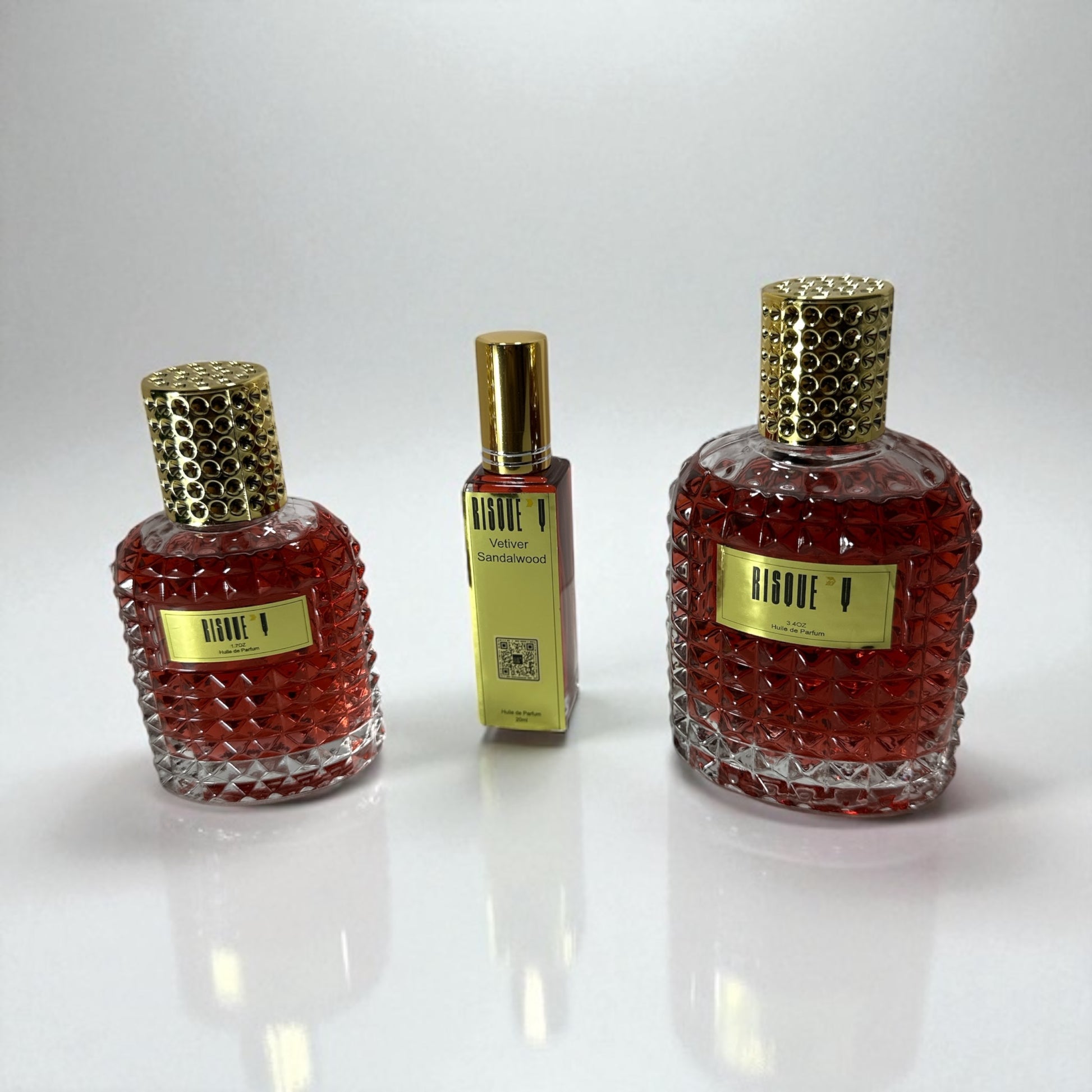 Vetiver Sandalwood Intense Perfume Oil (Unisex) - Risquey Cosmetics