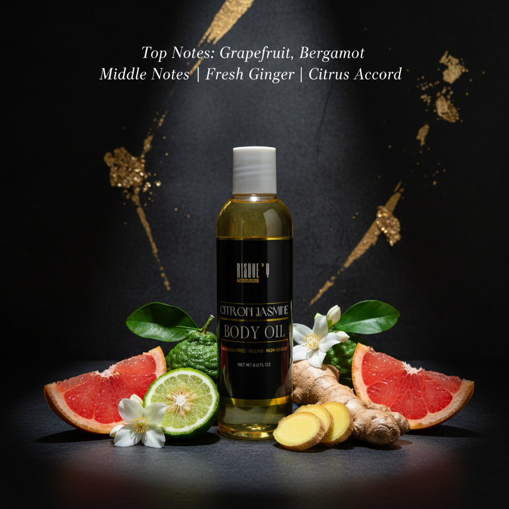Citron Jasmine Body Oil - Ingredients & Notes 1