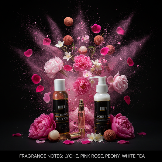Lychee Rose Travel Bundle Set