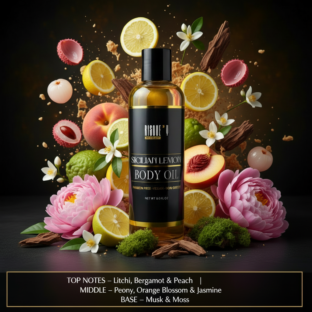 Sicilian Lemon Body Oil - Ingredient Explosion Style