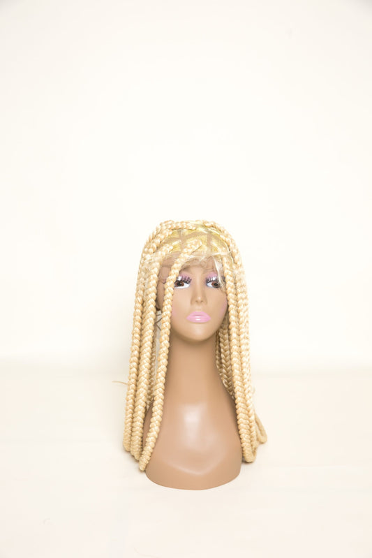 Risque’y Glueless Blonde Box Braid Wig